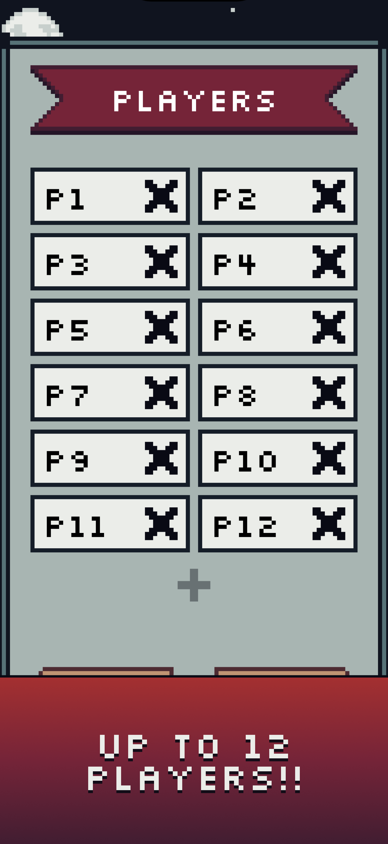 Mawfi player setup supporting up to 12 players